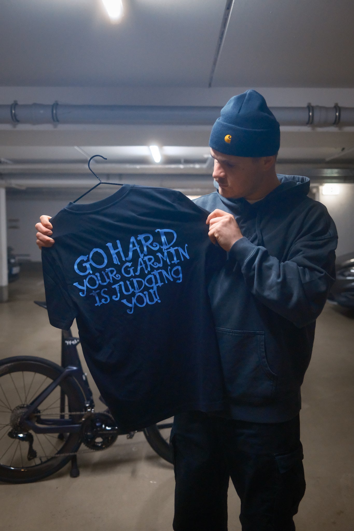 "Go Hard!" Lifestyle Shirt Black