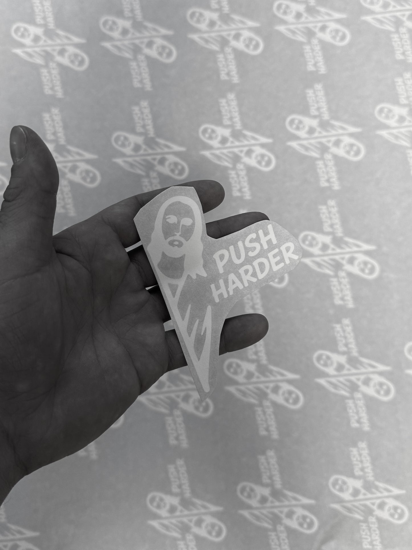 Push Harder Sticker